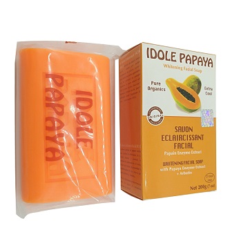 IDOLE Papaya Whitening Facial Soap 200g